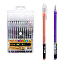 Набор гелевых ручек "Highlight Pen" HG6120-24, 24 цвета Toyvoo Набір гелевих ручок "Highlight Pen" HG6120-24,