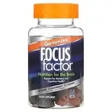 Focus Factor, добавка для оптимальной работы мозга, виноград, малина, апельсин, 60 жевательных таблеток в в