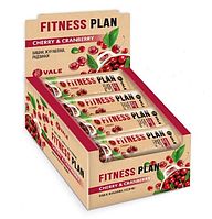 Питательные Батончики Fitness Plan Muesli Bar - 30x30г Вишня-Клюква