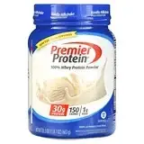 Premier Protein, Порошок из 100% сывороточного протеина, ванильный молочный коктейль, 663 г (1 фунт 7 унций) в