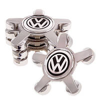 Комплект ковпачків для литих дисків (4 шт) пiд болти VW 57x135 з кiльцем