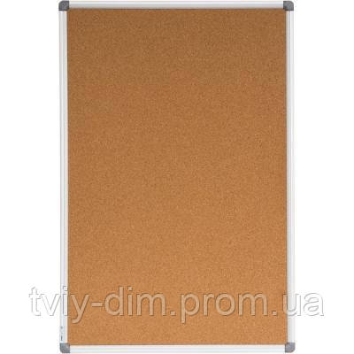 Офісна дошка Buromax corky, 60x90 см, aluminum frame (BM.0017) (код 1524015)