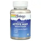 Solaray, Мультивитамины для мужчин Once Daily Active, 90 растительных капсул в Украине