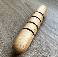 Деревянная овальная палочка для массажа и тренировок бук