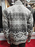 Чоловічий светр орнамент беж  (Туреччина), фото 3