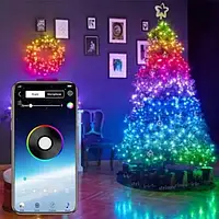 Умная светодиодная гирлянда RGB для ёлки и новогоднего декора Bluetooth 10м 100 LED 44Y21OX
