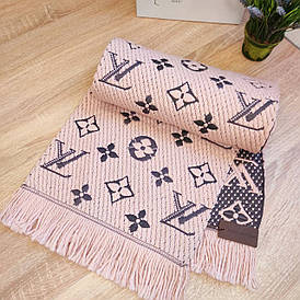 Шарф Louis Vuitton пудровий