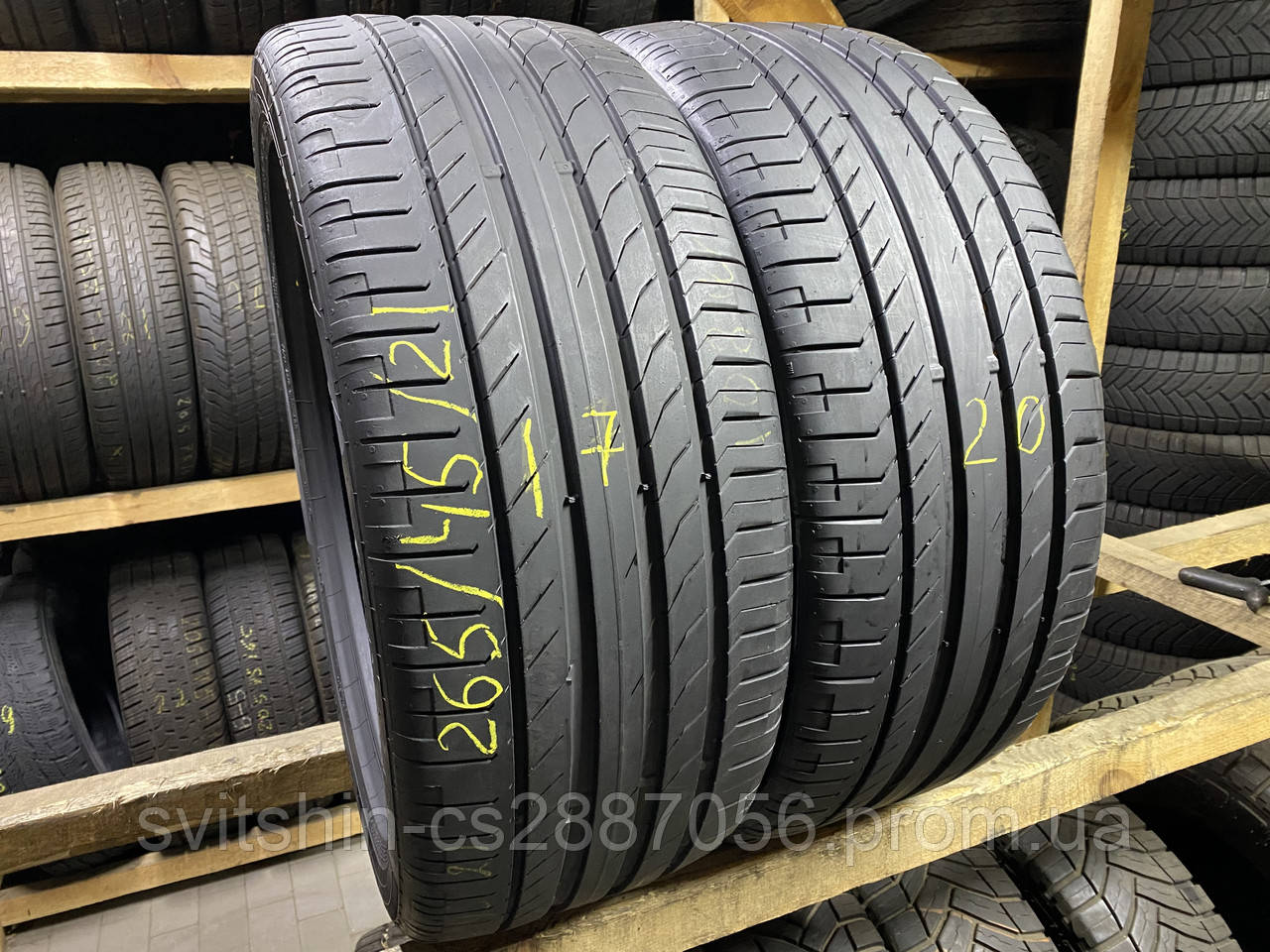 Літні Шини 265/45R21 Continental ContiSportContact5 2шт