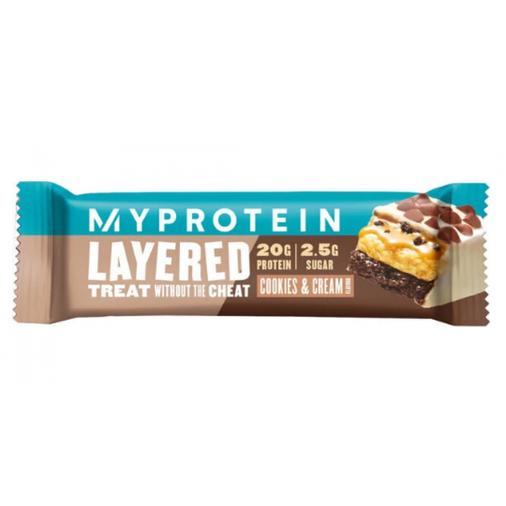 Layer Bar - 60g Cookies Cream - фото 1 - id-p2093382871