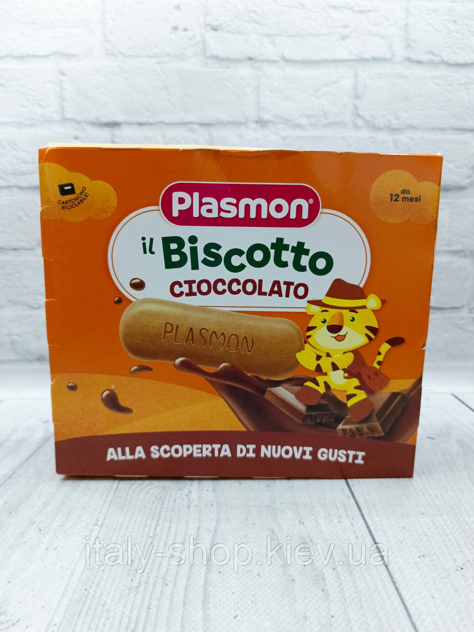 Печиво Plasmon il Biscotto cioccolato від 12 місяців 320 г (40гх8шт) Італія