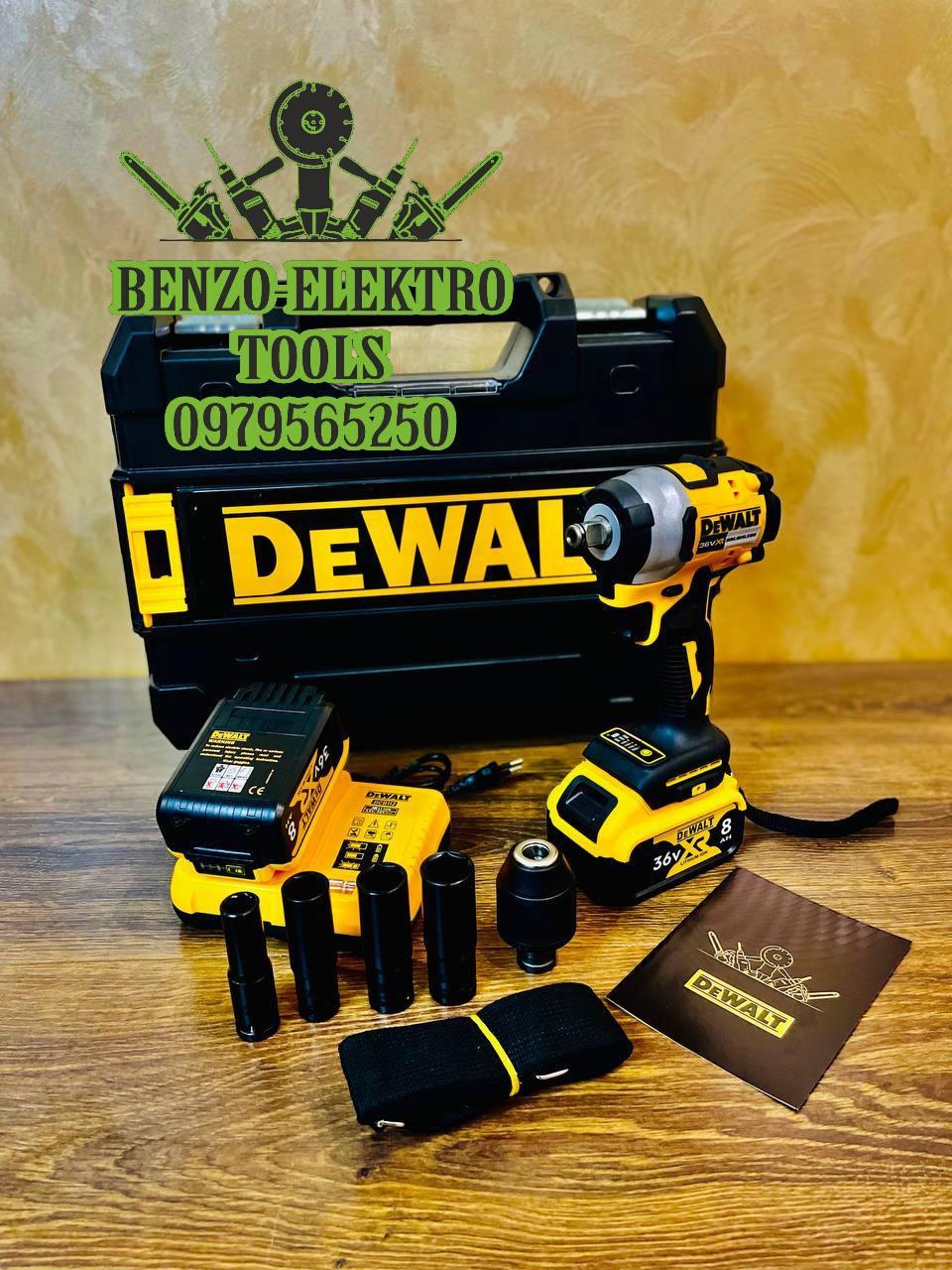 Акумуляторний Гайковерт DeWALT DCF922D2T (36V 8A) 447Nm Чехія Девальт Потужний Гайкокрут 2в1