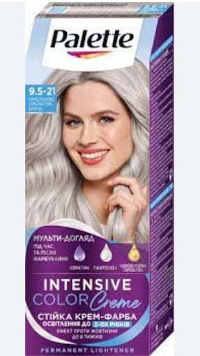 Фарба для волосся Palette 9.5-21 Кришталево Сріблястий блонд (9000101647075)
