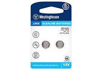 Лужна батарейка Westinghouse Alkaline "таблетка" LR41 AG3 2шт/уп blister (102028)