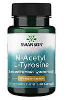 Н-Ацетил Л-Тирозин (N-Acetyl L-Tyrosine) от Swanson, 350 мг 60 капс