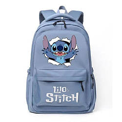 Рюкзак для дівчинки зі Стичем (Stitch) сірий