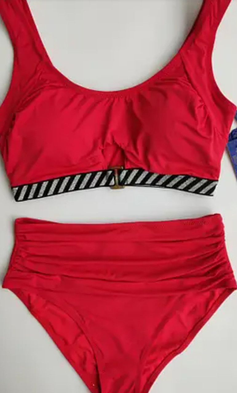 Купальник для полных 55558 Z.Five Карина красный (В НАЛИЧИИ ТОЛЬКО 56 УКР р-ры)