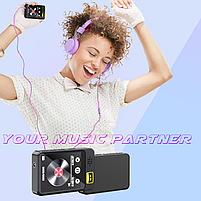 MP3 плеєр Rock Star M16 Bluetooth 5.2 Hi-Fi 32Gb із зовнішнім динаміком металевий, фото 6