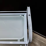 Візок косметолога з лотком ST-041 косметологічний столик для нарощування вій на 3 полиці скло, фото 9