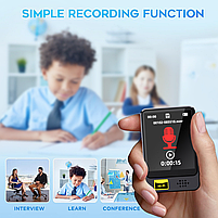 MP3 плеєр Rock Star M16 Bluetooth 5.2 Hi-Fi 32Gb із зовнішнім динаміком металевий, фото 9