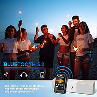 MP3 плеєр Rock Star M16 Bluetooth 5.2 Hi-Fi 32Gb із зовнішнім динаміком металевий, фото 11