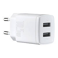 Сетевое зарядное устройство Baseus Compact Charger 2U 10.5W EU White