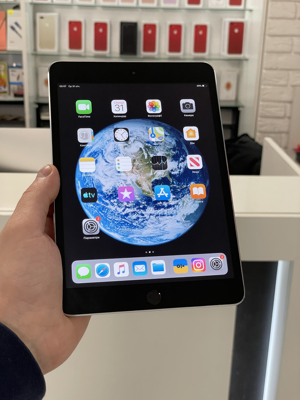 Планшет Apple iPad mini 3 64Gb Space Gray wifi б/у