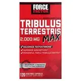 Force Factor, Fundamentals, Tribulus Terrestris Max, 500 мг, 120 растительных капсул Днепр