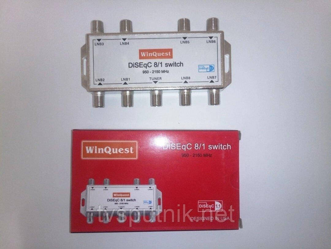 Комутатор DiSEqC 8x1 WinQuest GD-81A