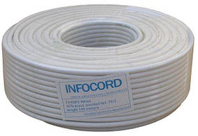 Коаксіальний кабель Infocord F640BV White