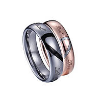 Парные кольца из вольфрама- настоящая любовь!