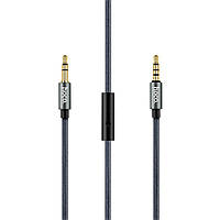 Кабель Hoco UPA04 Noble sound series AUX audio cable(with mic) Tarnish