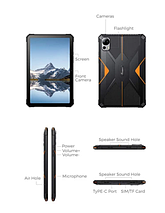 Захищений планшет FOSSiBOT DT1 BIO, фото 4