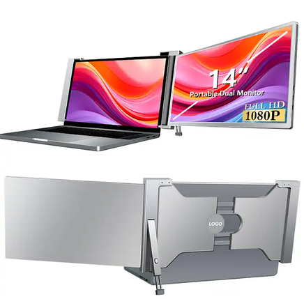 Портативний 14-дюймовий монітор з подвійним дисплеєм BIO, фото 1