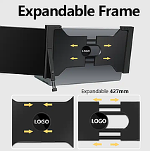 Портативний 14-дюймовий монітор з подвійним дисплеєм BIO, фото 3