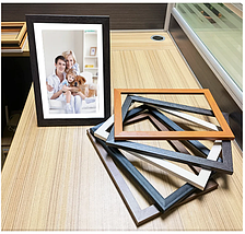 Цифрова фоторамка 10,1 дюйма 1080p із дерев’яною рамкою Коричневий BIO, фото 5