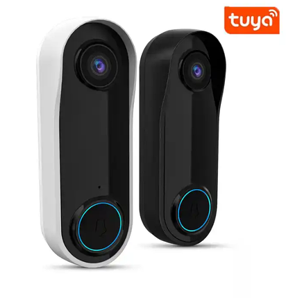 Домофон з камерою tuya smart wifi ring BIO, фото 1