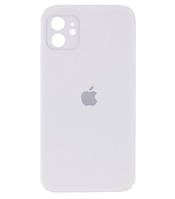 Чехол Silicone Case Square iPhone 11 White (8)