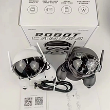 Робот інтелектуальна IP-камера HD WIFI 1080P BIO, фото 4