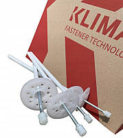 Дюбель Wkret-met Klimas LMX 10х160мм для минеральной ваты с металлическим стержнем и термоголовкой 200 шт