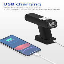 Цифровий компресор портативний подвійний потужності 150PSI BIO, фото 3