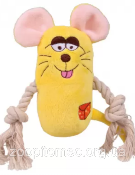 Іграшка для собак Кукурудза на мотузці Тріксі (Trixie) 13 см/ 34 см