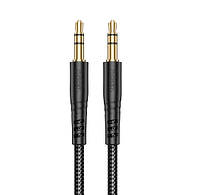 Кабель AUX Hoco UPA24 Smooth AUX audio cable Black