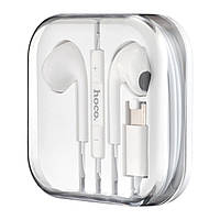 Наушники Hoco M101 Max Crystal grace Type-C wire-controled digital earphones with microphone White