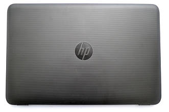 Кришка дисплея для HP 250 G4, 255 G4, Pavilion 15-AC, 15-AF, 15-BA, чорна текстурна (black, горизонтальні смуги)