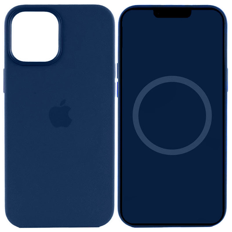 Чехол Silicone case (AAA) full with Magsafe and Animation для Apple iPhone 15 Pro Max (6.7") FIL - фото 1 - id-p2093530052