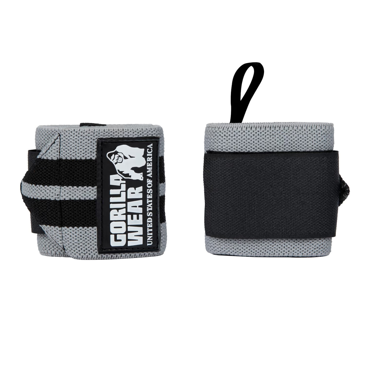 Кистьові бинти Gorilla Wear Wrist Wraps PRO Gray/Black (45 см, середня жорсткість) - фото 1 - id-p2093540774