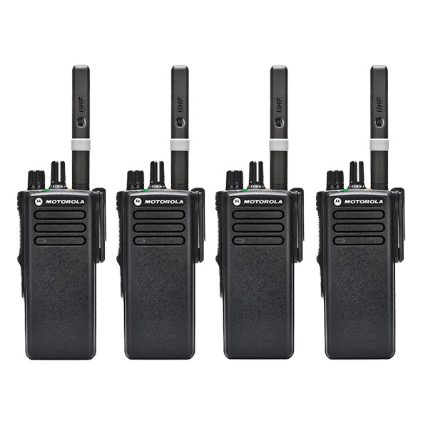 Комплект з 4 шт Оригінальних цифрових рацій Motorola DP4400e UHF 2450 мАг, фото 1