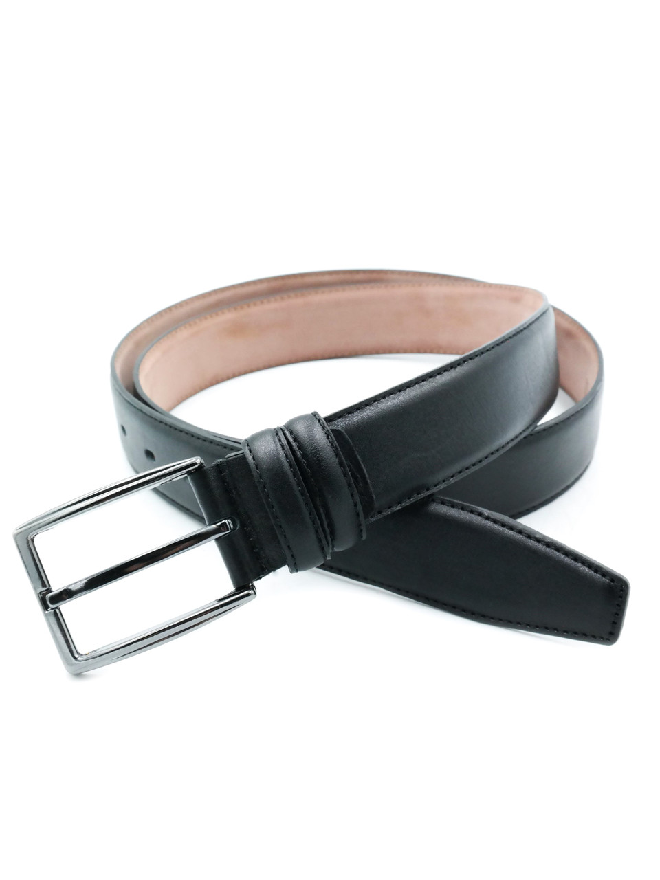 Шкіряний чоловічий ремінь Чорний 3,5 х 110,115,120 см Weatro lmn-tur-35k-0016 115 см, фото 1