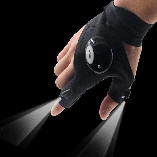 Перчатка с фонариком Glovelite LED перчатка с подсветкой FV, код: 7928468 - фото 2 - id-p2093542250