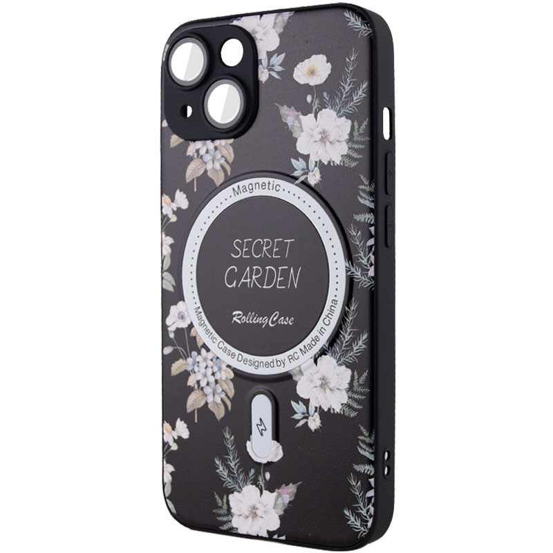 TPU+PC чехол Secret Garden with MagSafe для Apple iPhone 14 (6.1") FIL - фото 3 - id-p2093530109
